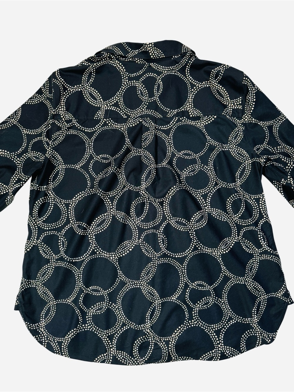 Chico's Cotton Button Front Blouse Size 2.5 US 14 - Picture 4 of 7
